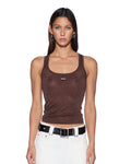 ORIGIN KNIT TANK STONE LUREX