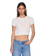 Womens Baby Ss Tee Tees - White