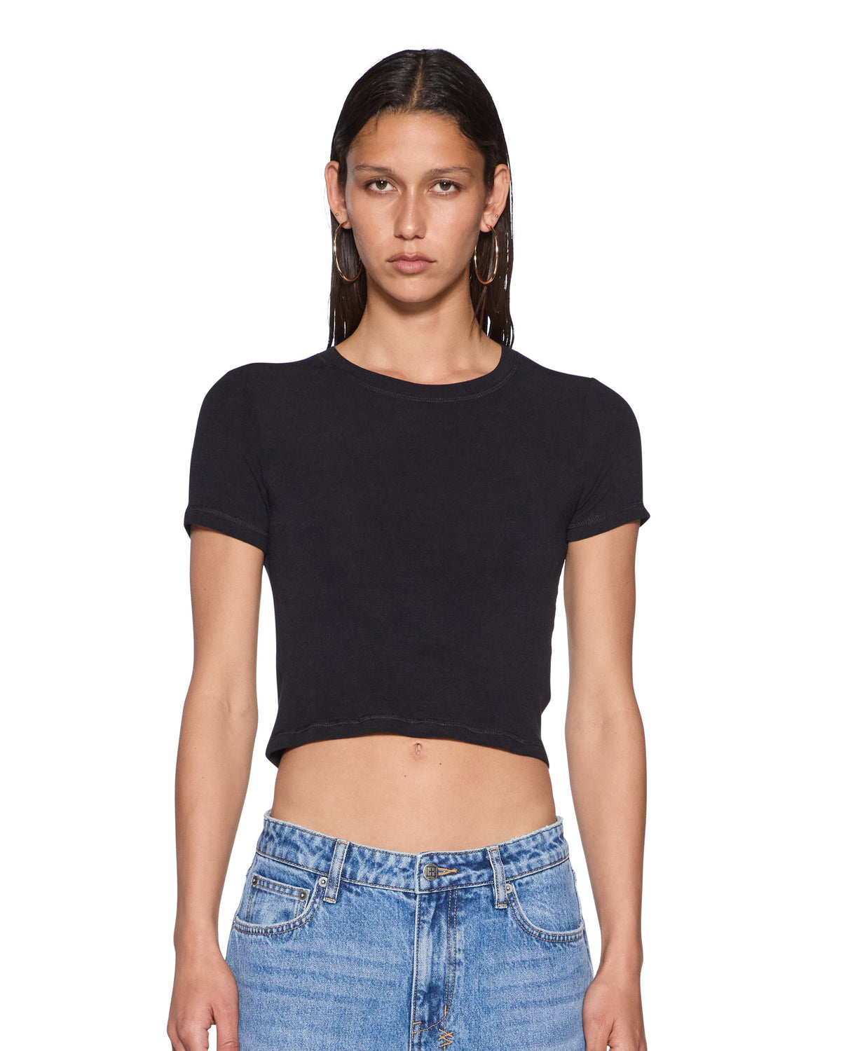 Womens Baby Ss Tee Tees - White
