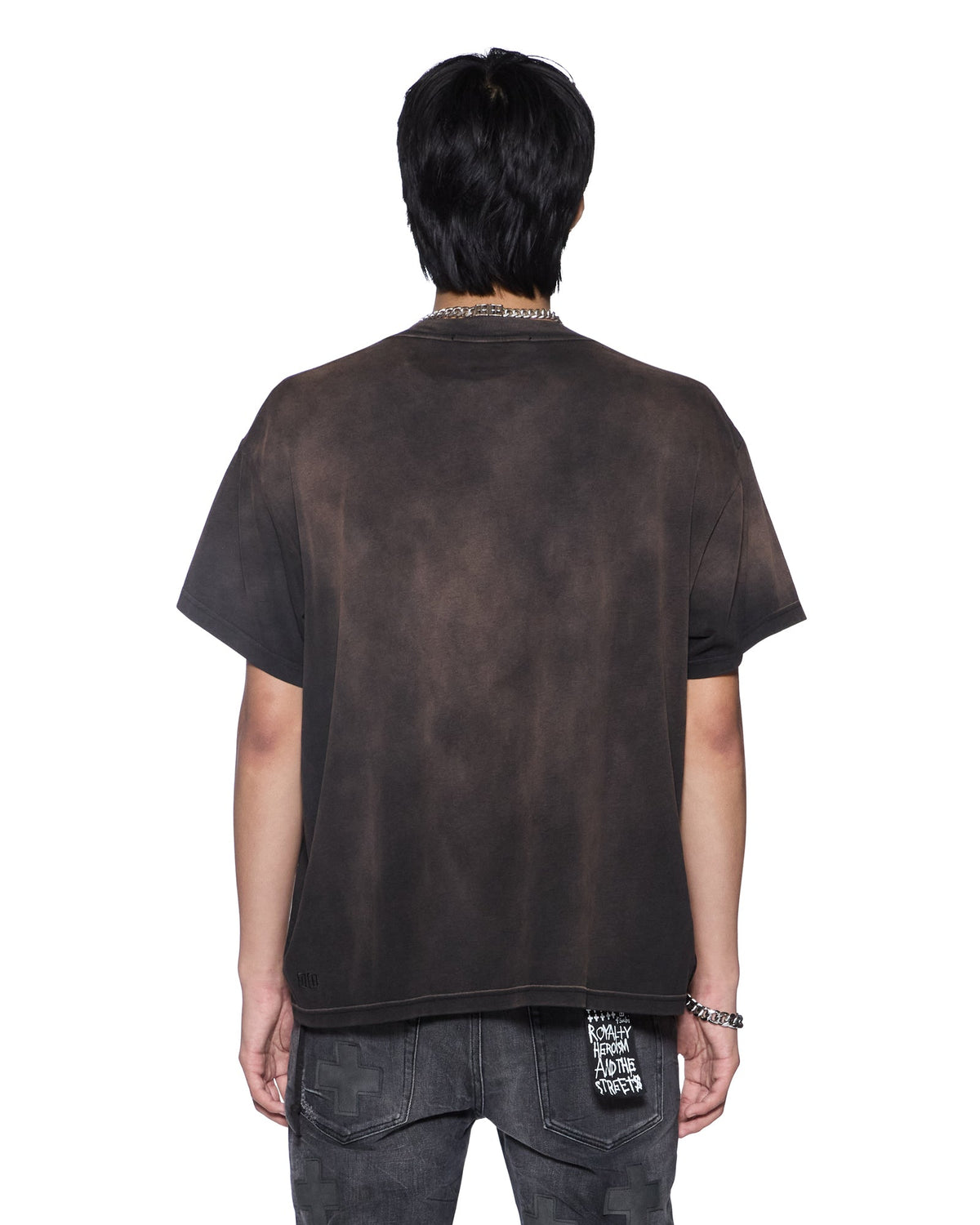 Mens Idols Sid Ss Tee Sunfade Slim Tees - Grey