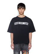 Mens Kings Halen Ss Tee Black Fade Slim Tees - Black