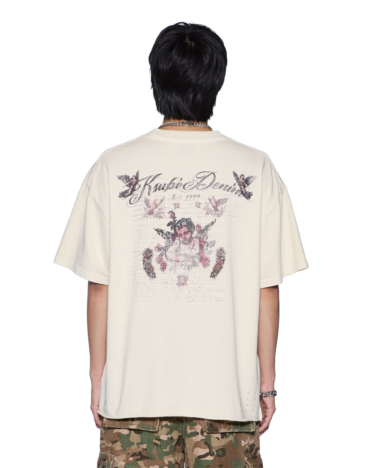 Mens Life Ekcess Ss Tee Desert Oversized Tees - Beige