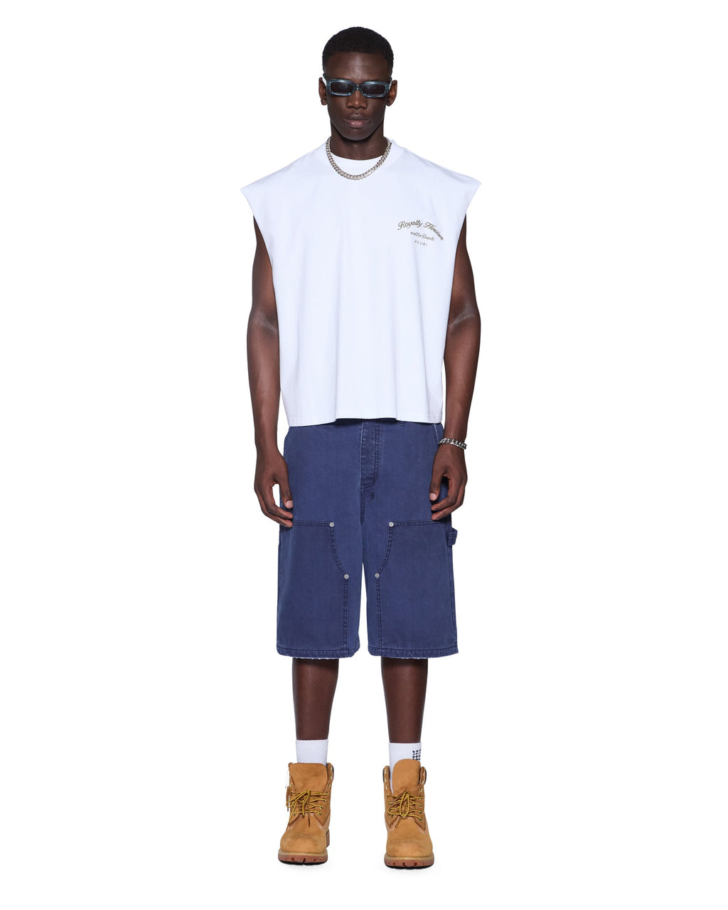 Mens Drill Maxx Operator Short Navy Relaxed Walkshorts - Navy