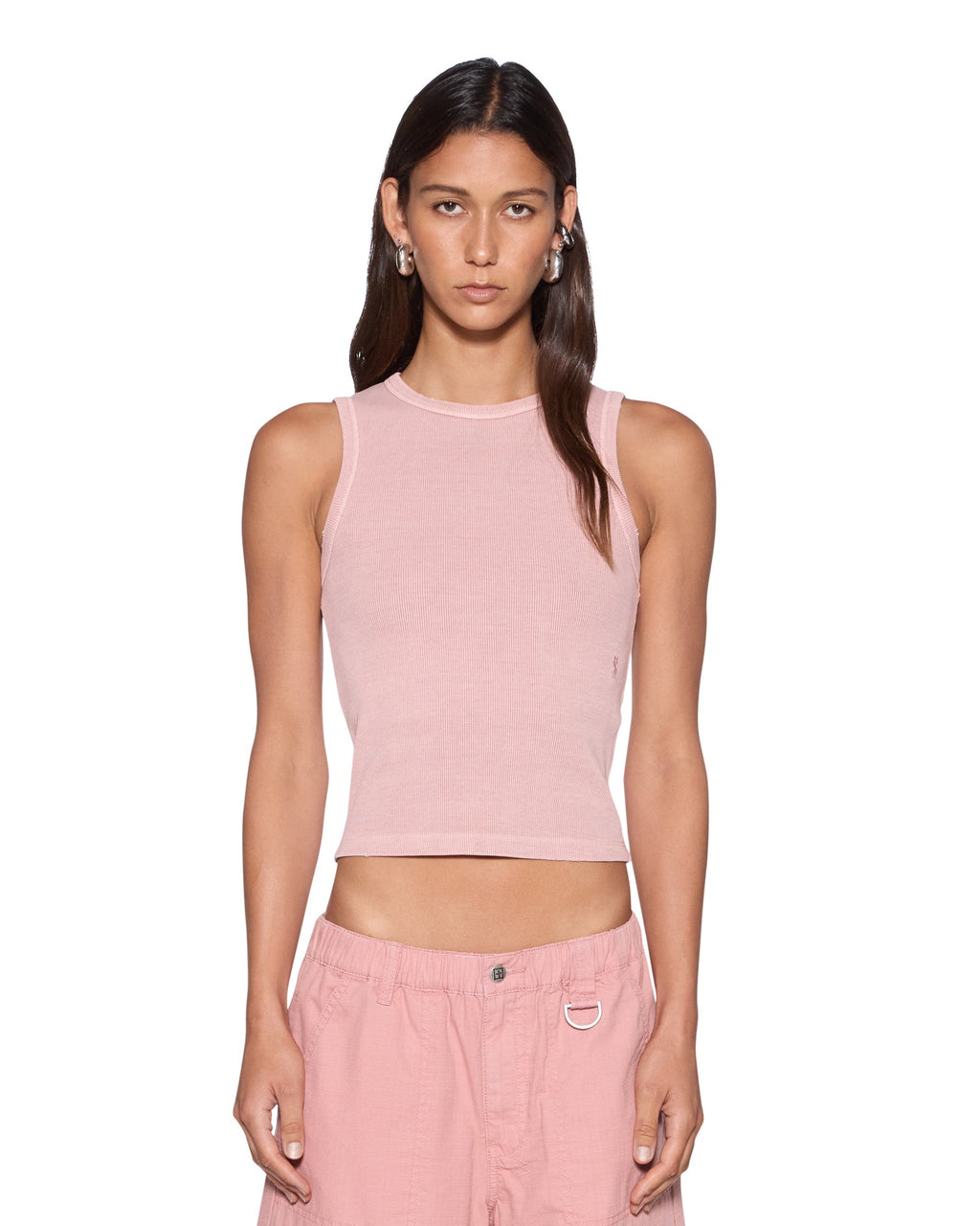 Womens Syndicate Xtra Cameo Pink Fitted Tees - Pink