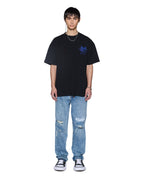Mens Zero Heroes Ekcess Ss Tee Jett Black Oversized Tees - Black
