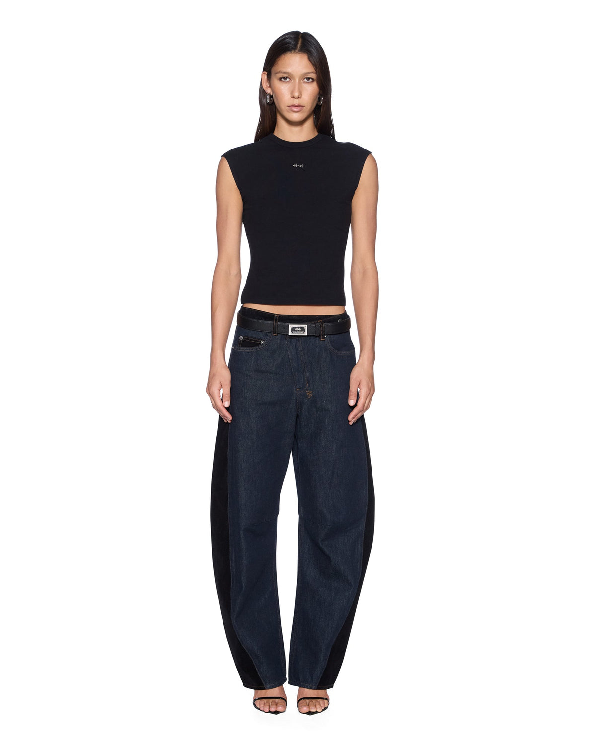 Womens 1999 Staple Ss Tee Black Fitted Tees - Black