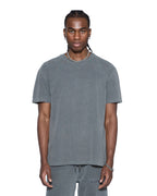 Mens 4x4 Paise Biggie Ss Tee Charcoal Regular Tees - Grey