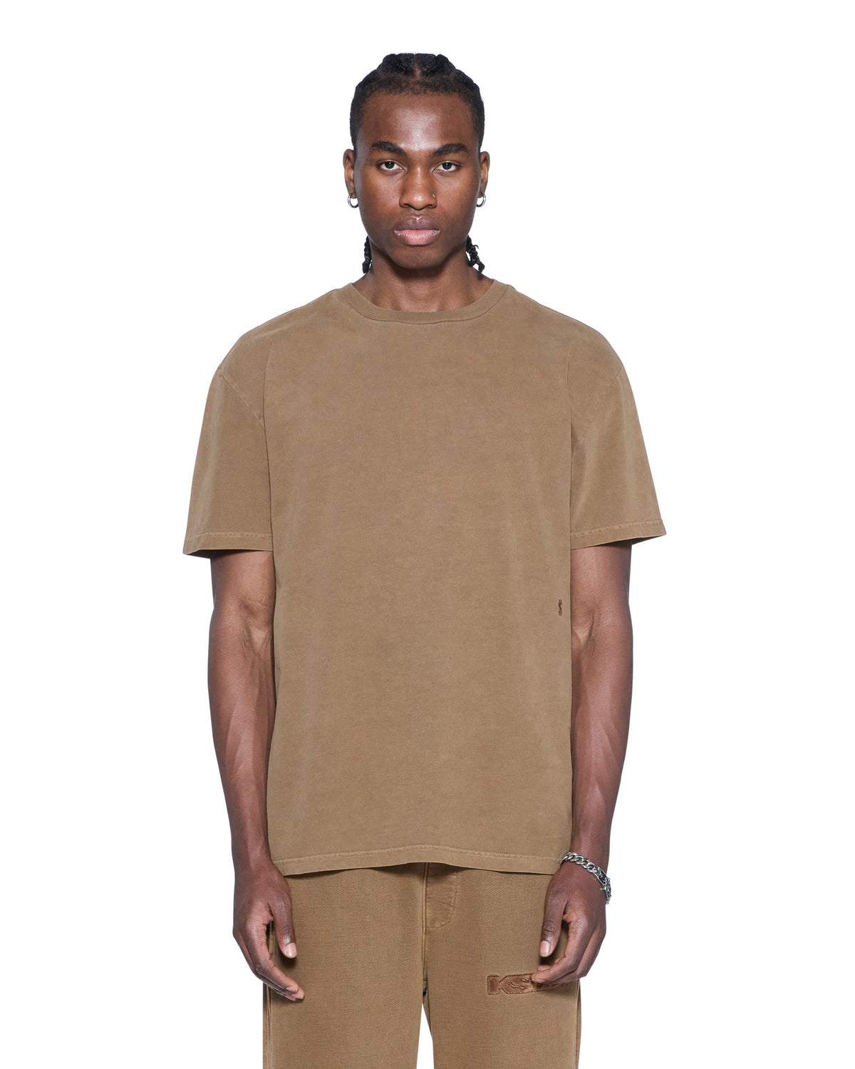 Mens 4x4 Paise Biggie Ss Tee Espresso Regular Tees - Brown
