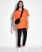 Mens 4x4 Biggie Ss Tee Soda Oversized Tees - Orange