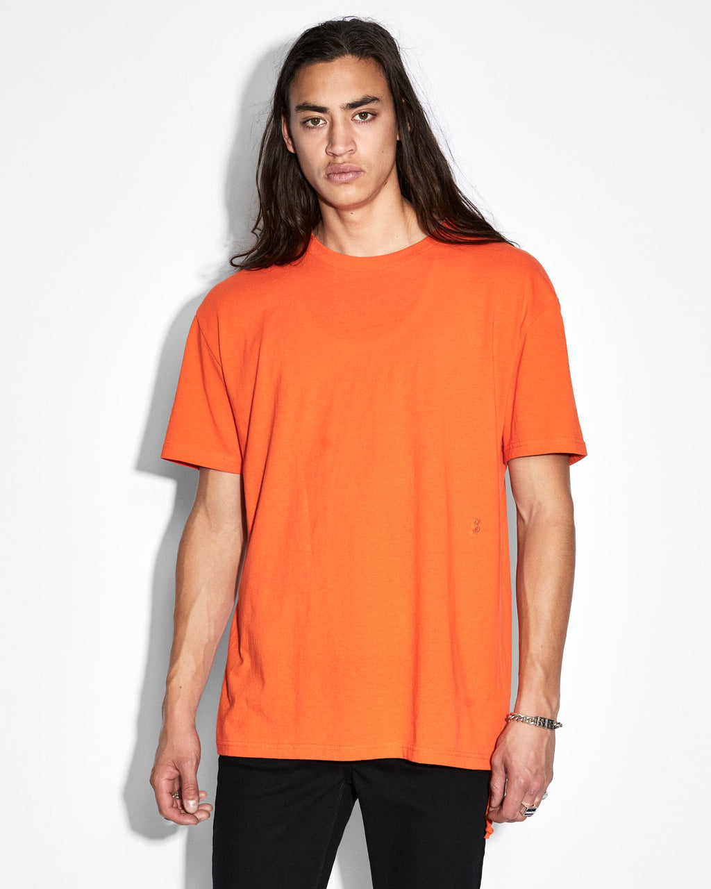 Mens 4x4 Biggie Ss Tee Soda Oversized Tees - Orange