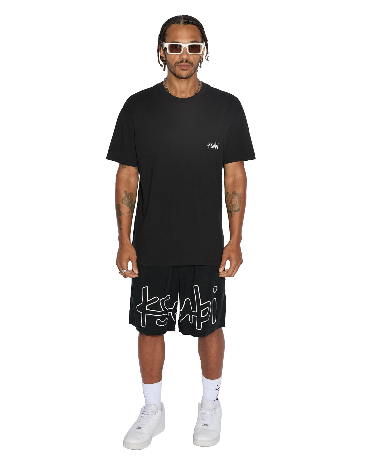 Mens All Day Biggie Ss Tee Jet Black Oversized Tees - Black