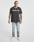 Mens Chitch Half Way Slim Denim Jeans - Denim