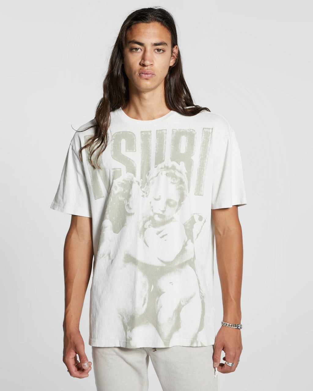 Mens High Lovers Biggie Ss Tee Anti Oversized Tees - Tan