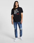 Mens Chitch Vertigo Smoke Out Slim Denim Jeans - Denim