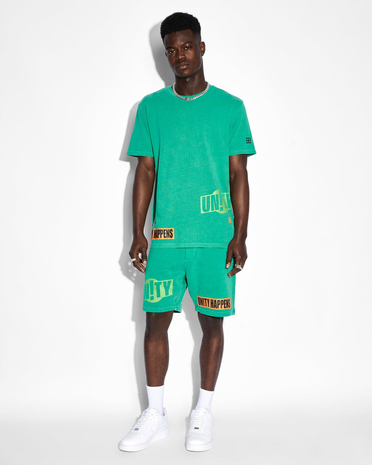 Mens Collective Kash Ss Tee Cali Regular Tees - Green