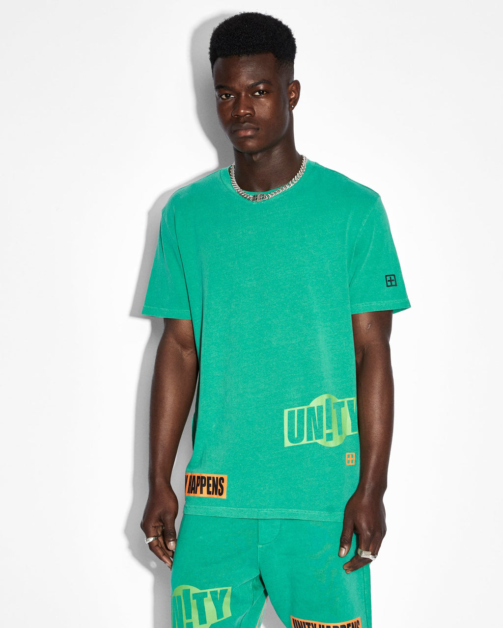 Mens Collective Kash Ss Tee Cali Regular Tees - Green