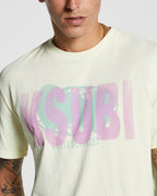 Mens Deranged Kash Ss Tee Lemon Regular Tees - Yellow