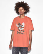 Mens Flight Biggie Ss Tee Torch Oversized Tees - Red