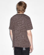 Mens Heroism Biggie Ss Tee Java Oversized Tees - Brown