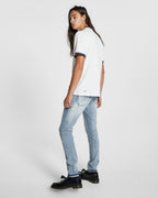 Mens Sexe Kash Ss Ringer Tee White Regular Tees - White
