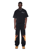 Mens Krown Sid Ss Tee Black Slim Tees - Black
