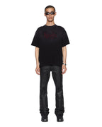 Mens Kstudio Halen Ss Tee Black Fade Baggy Tees - Black