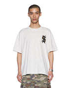 Mens Rapta Ekcess Ss Tee Vintage White Oversized Tees - White