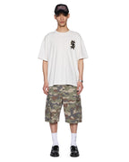 Mens Rapta Ekcess Ss Tee Vintage White Oversized Tees - White