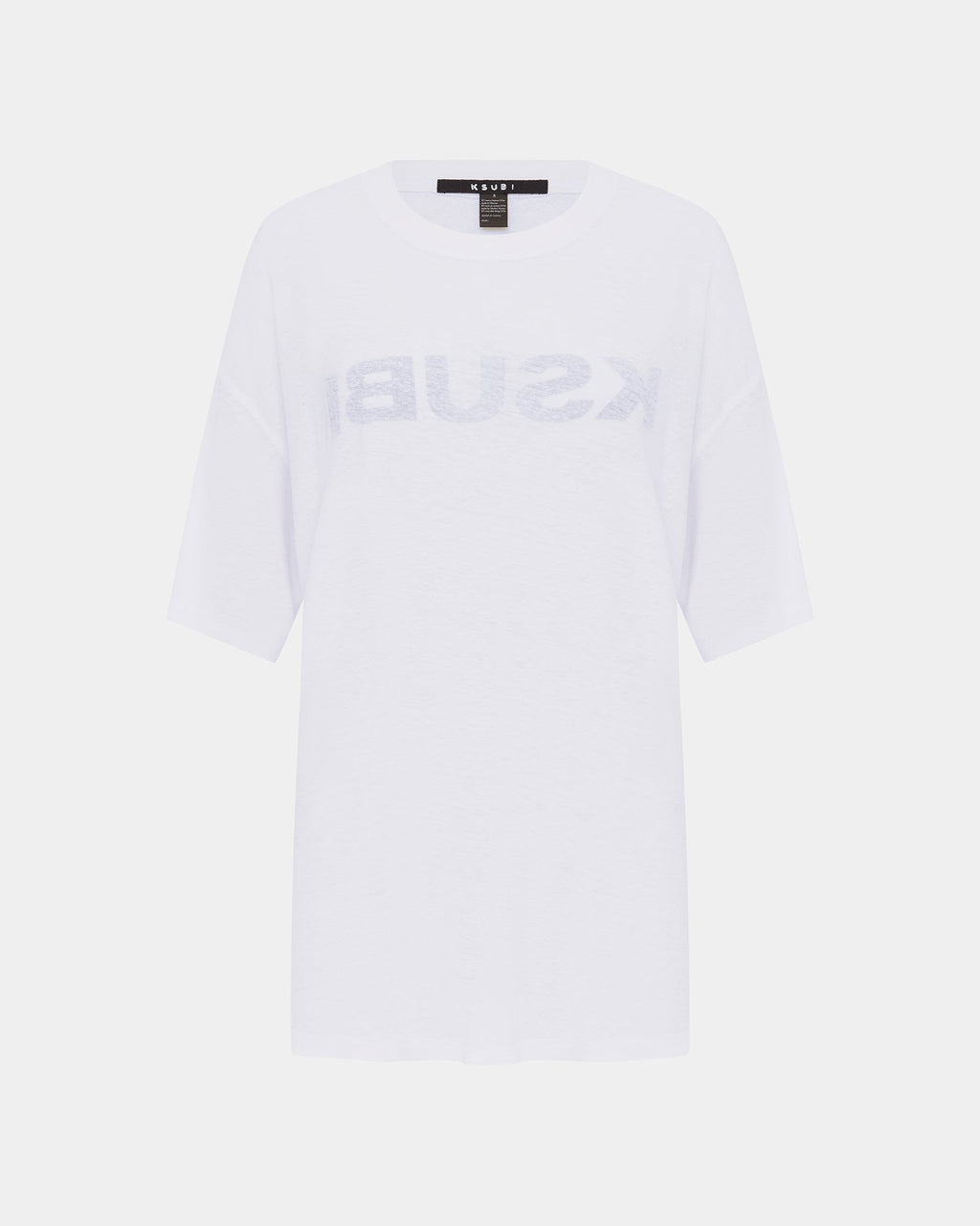 Womens Reverse It Oh G Ss Tee White Oversized Tees - White