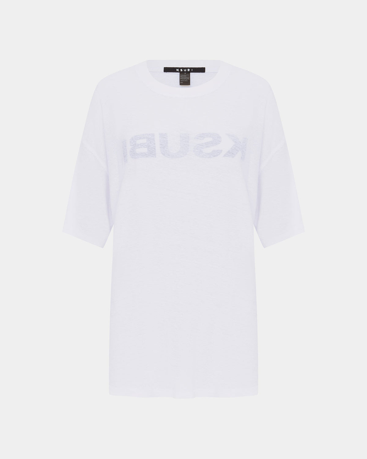 Womens Reverse It Oh G Ss Tee White Oversized Tees - White