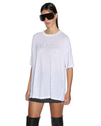 Womens Reverse It Oh G Ss Tee White Oversized Tees - White
