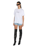 Womens Rise N Hi Torn Up Fitted Walkshorts - Denim