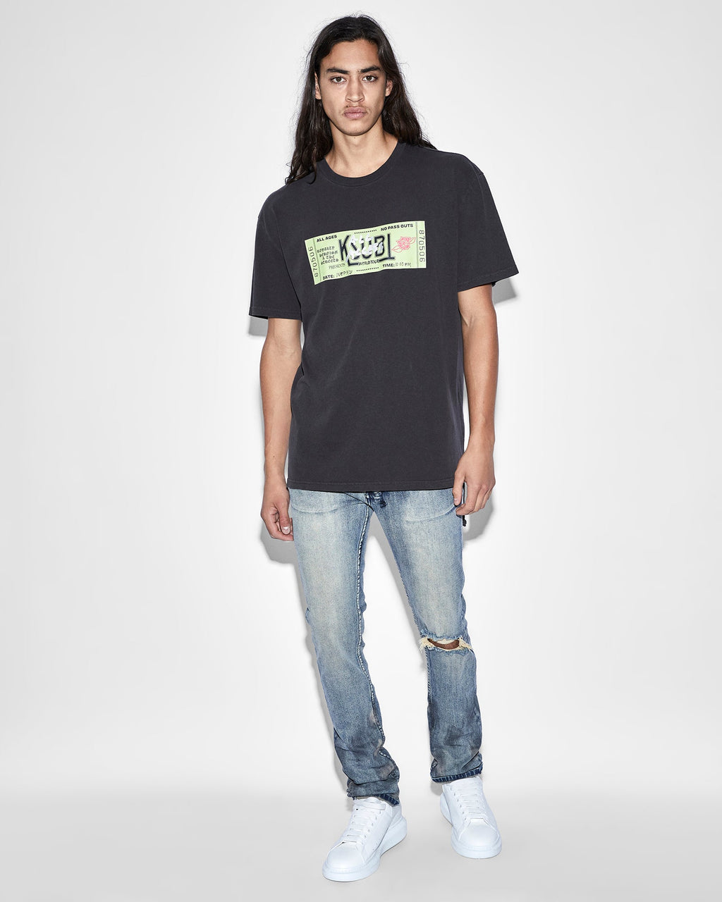 Mens Van Winkle Round Three Skinny Denim Jeans - Denim