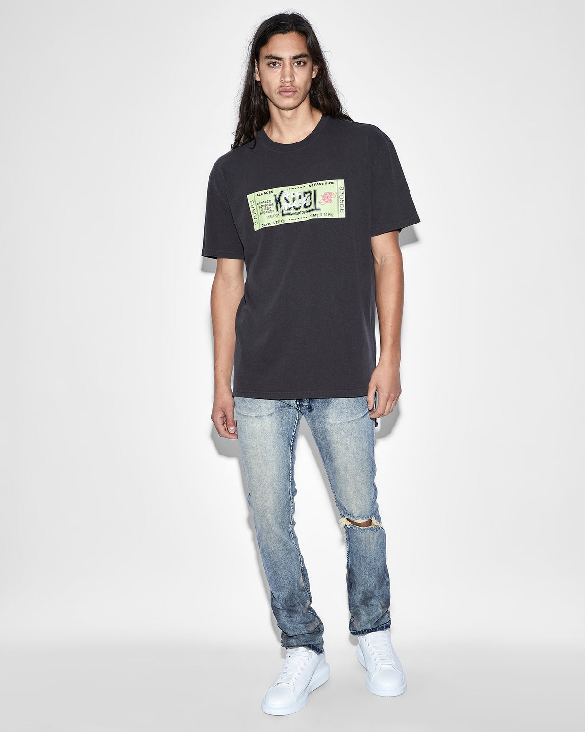 Mens Van Winkle Round Three Skinny Denim Jeans - Denim