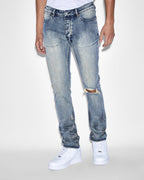 Mens Van Winkle Round Three Skinny Denim Jeans - Denim