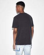 Mens Tour Biggie Ss Tee Faded Black Oversized Tees - Black