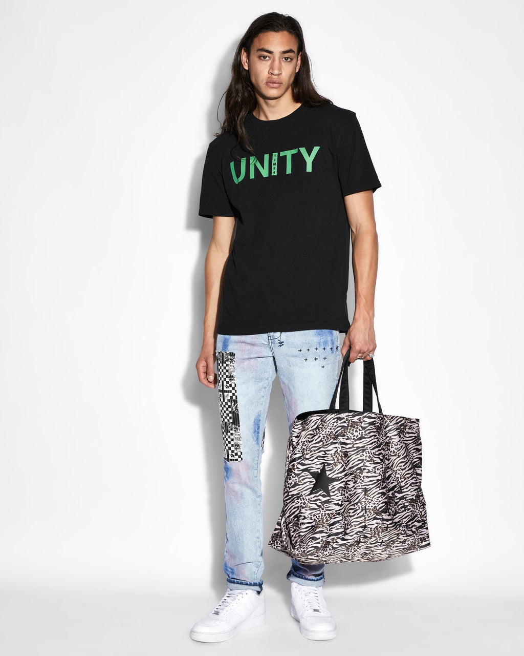 Mens Chitch The Streets Kolor Slim Denim Jeans - Denim