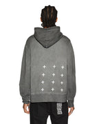 Mens 1999 Fade Kash Hoodie Charcoal Regular Fleece - Grey