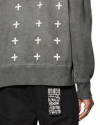 Mens 1999 Fade Kash Hoodie Charcoal Regular Fleece - Grey