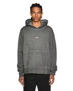 Mens 1999 Fade Kash Hoodie Charcoal Regular Fleece - Grey