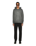 Mens 1999 Fade Kash Hoodie Charcoal Regular Fleece - Grey