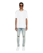 Mens 4x4 Biggie Ss Tee White/red Oversized Tees - White