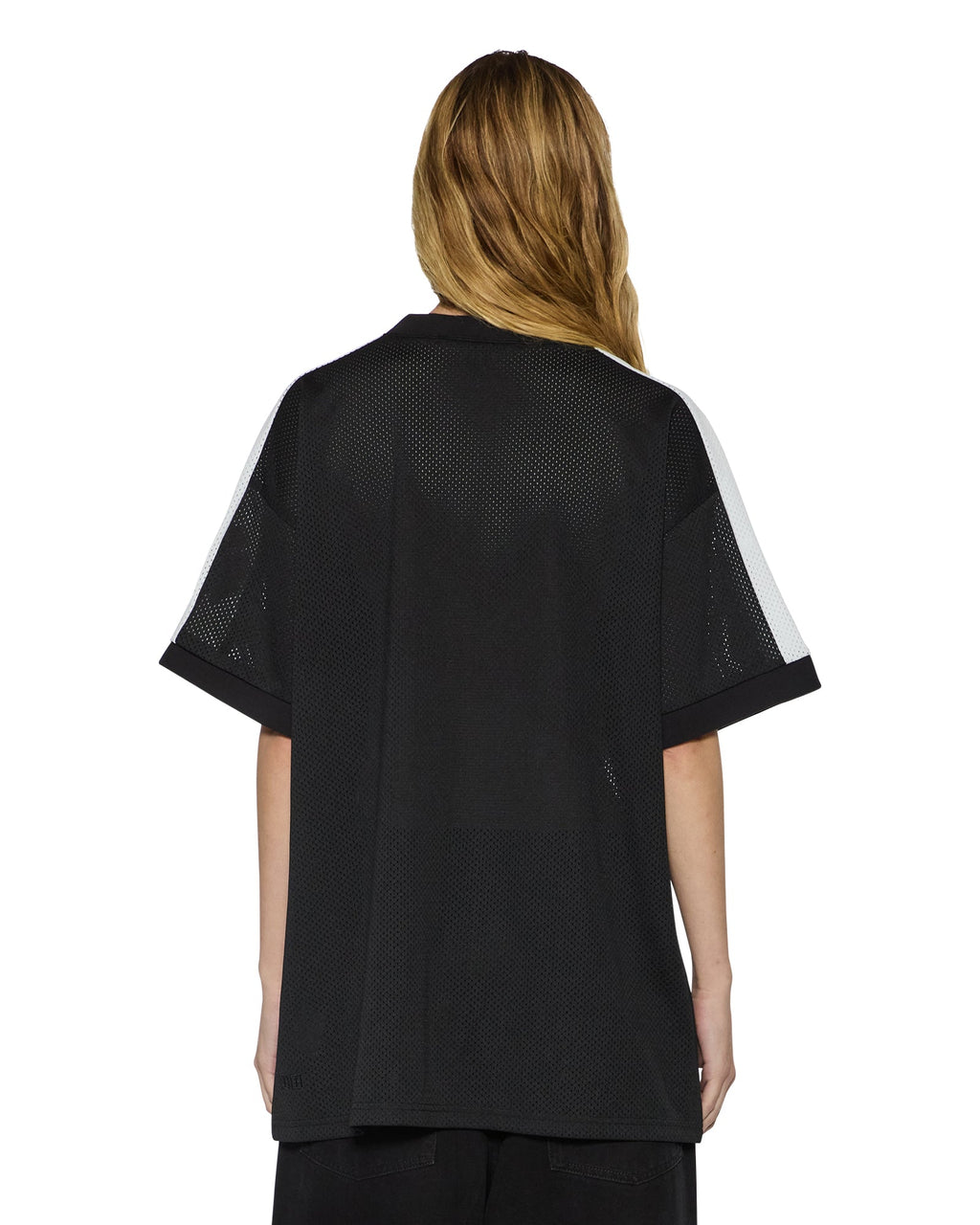 Womens 99 Ss Jersey Black Baggy Tees - Black