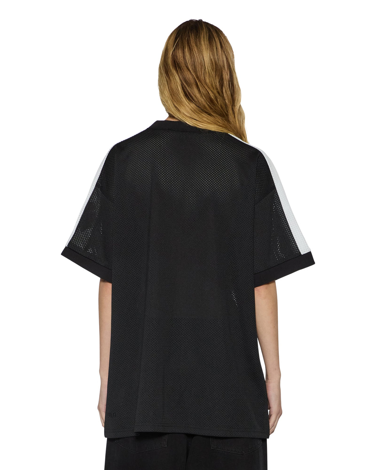 Womens 99 Ss Jersey Black Baggy Tees - Black