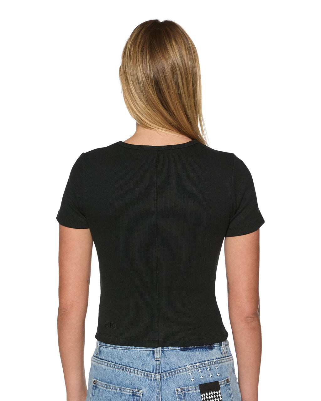 Womens Arise Tee Black Fitted Tees - Black