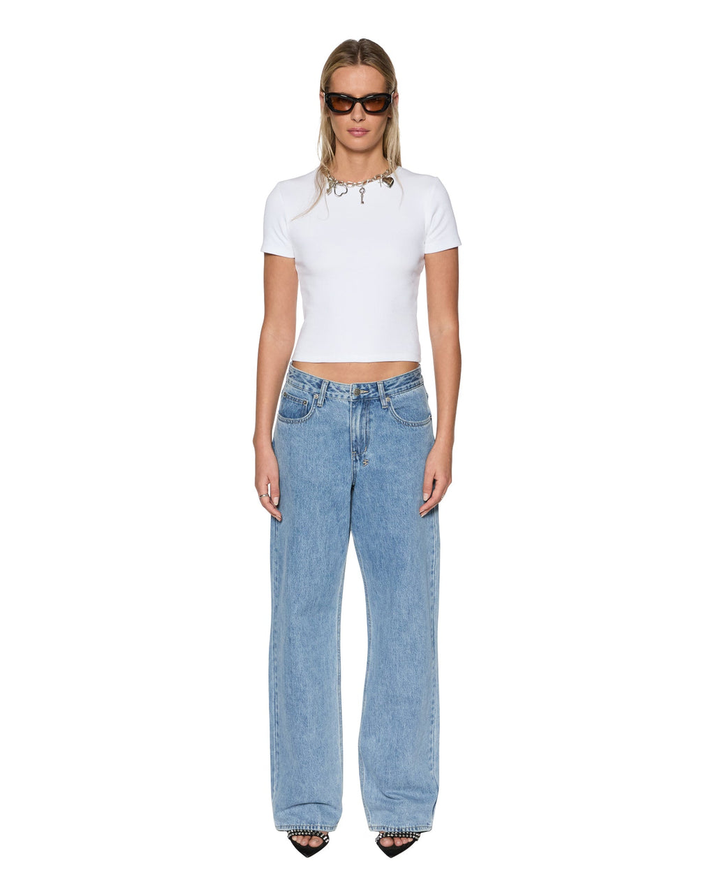 Womens Arise Ss Tee White Fitted Tees - White