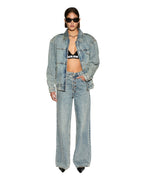 Womens Detached Jean Youth Relaxed Denim Jeans - Denim