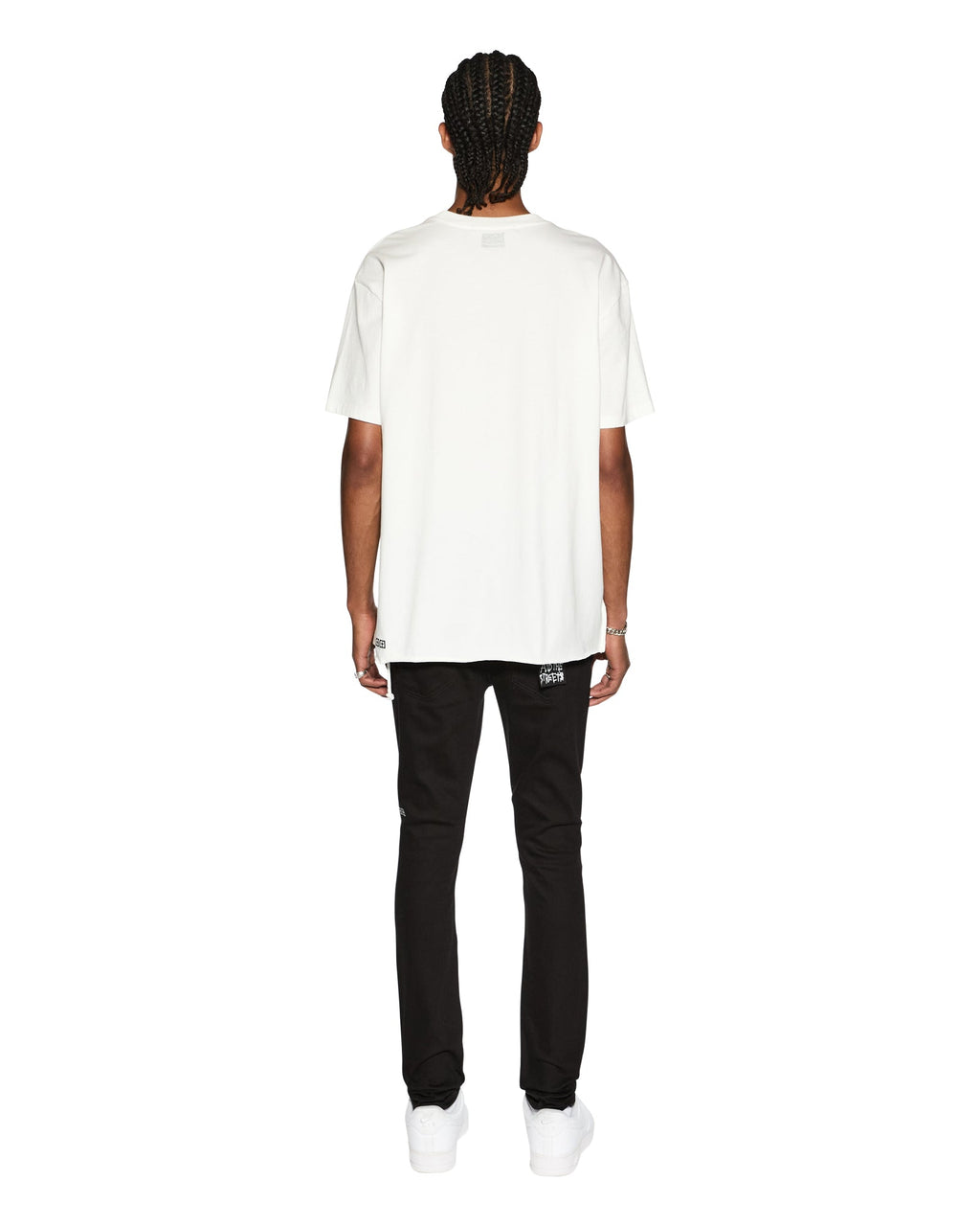 Mens Biggie Ss Tee Worn In White Oversized Tees - White