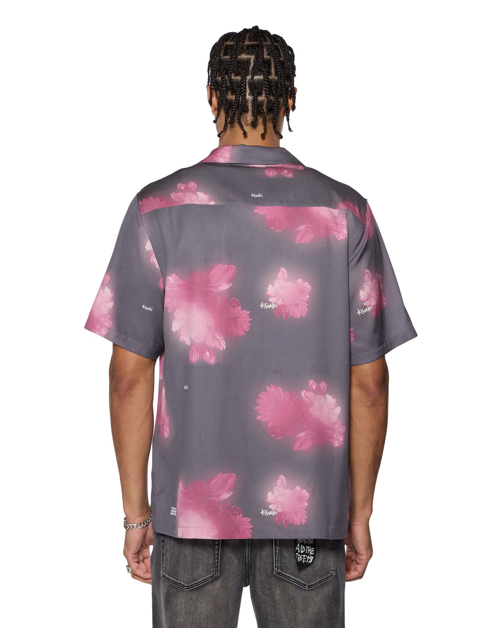 Mens Cursed Resort Ss Shirt Black Regular Shirts - Black