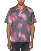 Mens Cursed Resort Ss Shirt Black Regular Shirts - Black